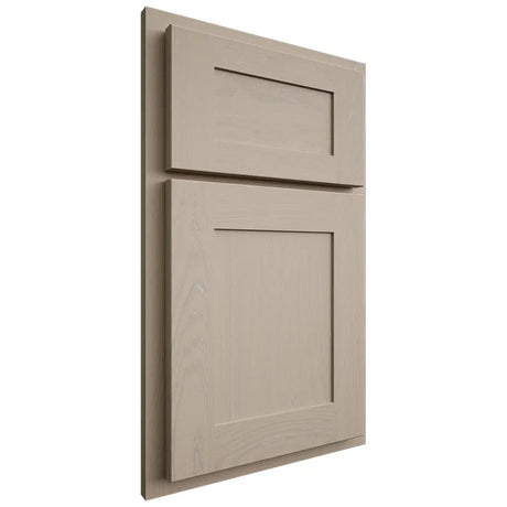 Shiloh Cabinetry Partial Overlay New Haven Maple Plain Cut Pebble Door