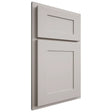 Shiloh Cabinetry Partial Overlay New Haven Paintable Amazing Gray Door