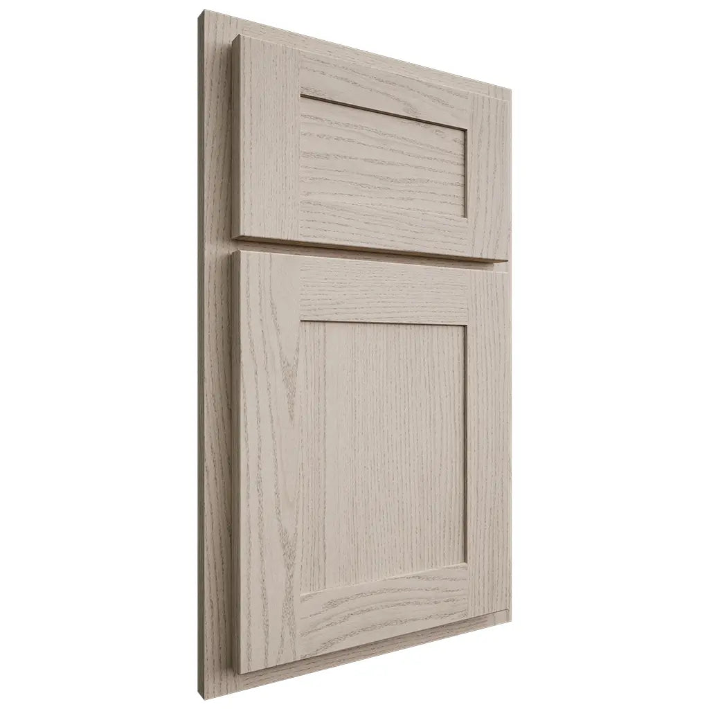 Shiloh Cabinetry Partial Overlay New Haven Walnut Plain Cut Seagull Door