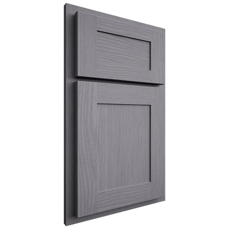 Shiloh Cabinetry Partial Overlay New Haven White Oak Plain Cut Cadet Door