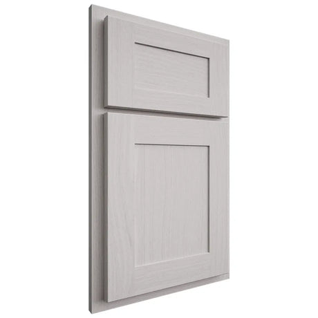 Shiloh Cabinetry Partial Overlay New Haven White Oak Plain Cut Cotton Door