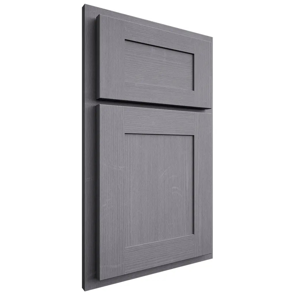 Shiloh Cabinetry Partial Overlay New Haven White Oak Quarter Sawn Cadet Door