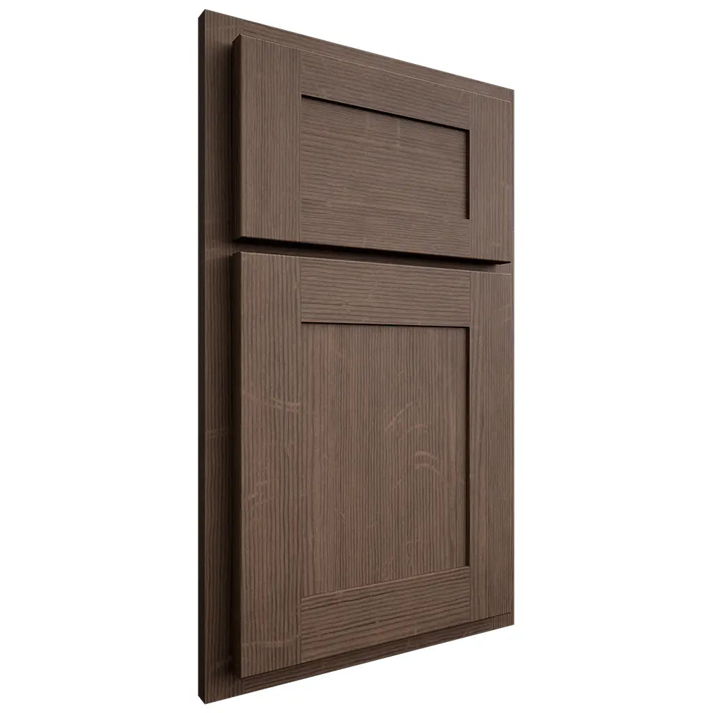 Shiloh Cabinetry Partial Overlay New Haven White Oak Quarter Sawn Mineral Door