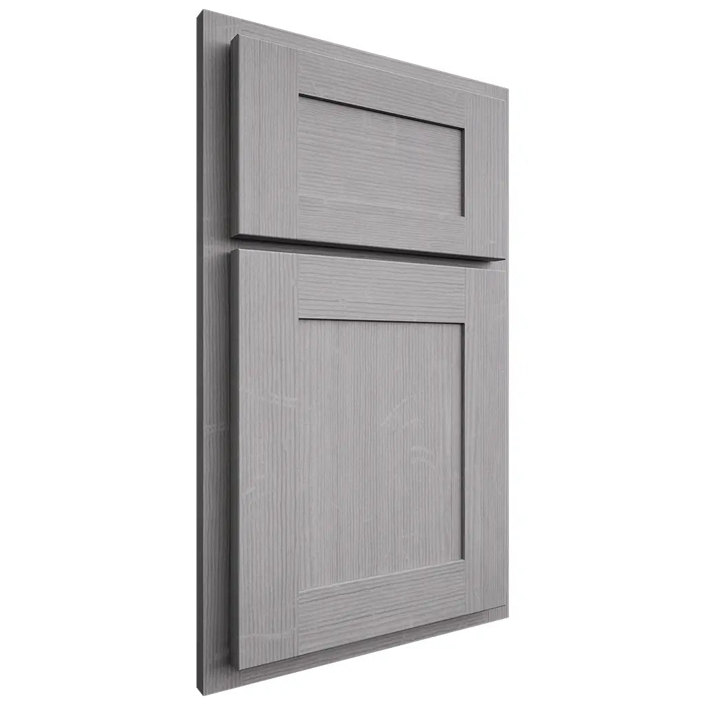 Shiloh Cabinetry Partial Overlay New Haven White Oak Quarter Sawn Stratus Door