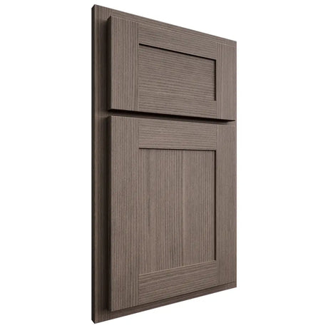 Shiloh Cabinetry Partial Overlay New Haven White Oak Rift Cut Clay Door