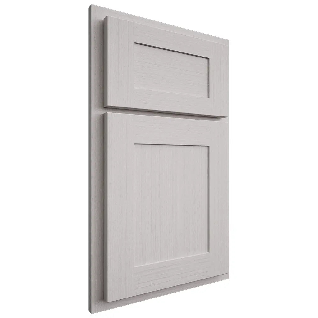 Shiloh Cabinetry Partial Overlay New Haven White Oak Rift Cut Cotton Door