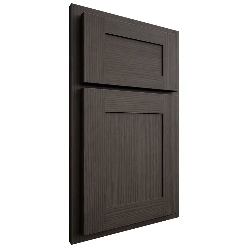 Shiloh Cabinetry Partial Overlay New Haven White Oak Rift Cut Creekside Door