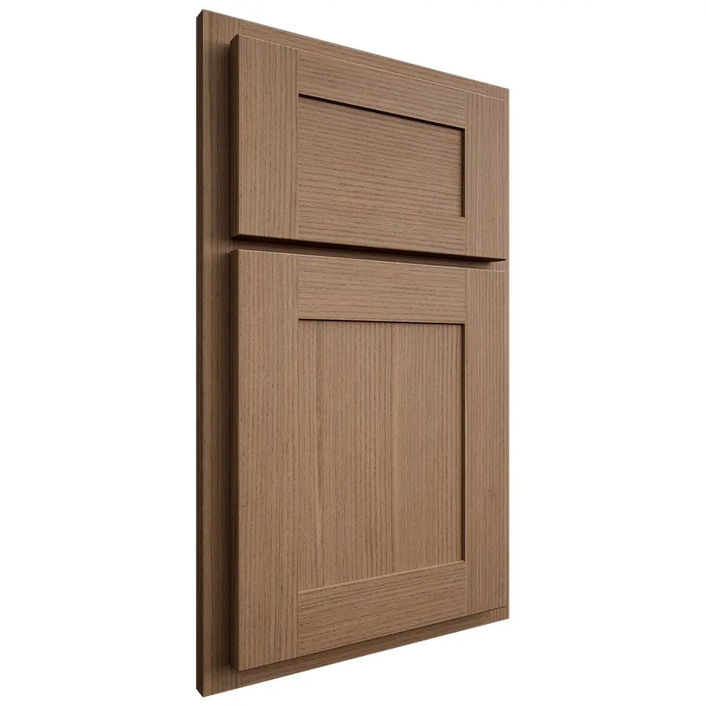 Shiloh Cabinetry Partial Overlay New Haven White Oak Rift Cut Medium Door
