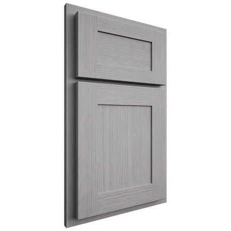 Shiloh Cabinetry Partial Overlay New Haven White Oak Rift Cut Stratus Door