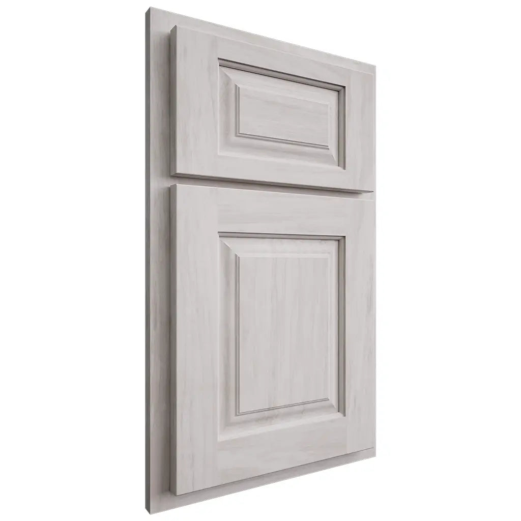 Shiloh Cabinetry Partial Overlay Oxford Alder Plain Cut Cotton Door