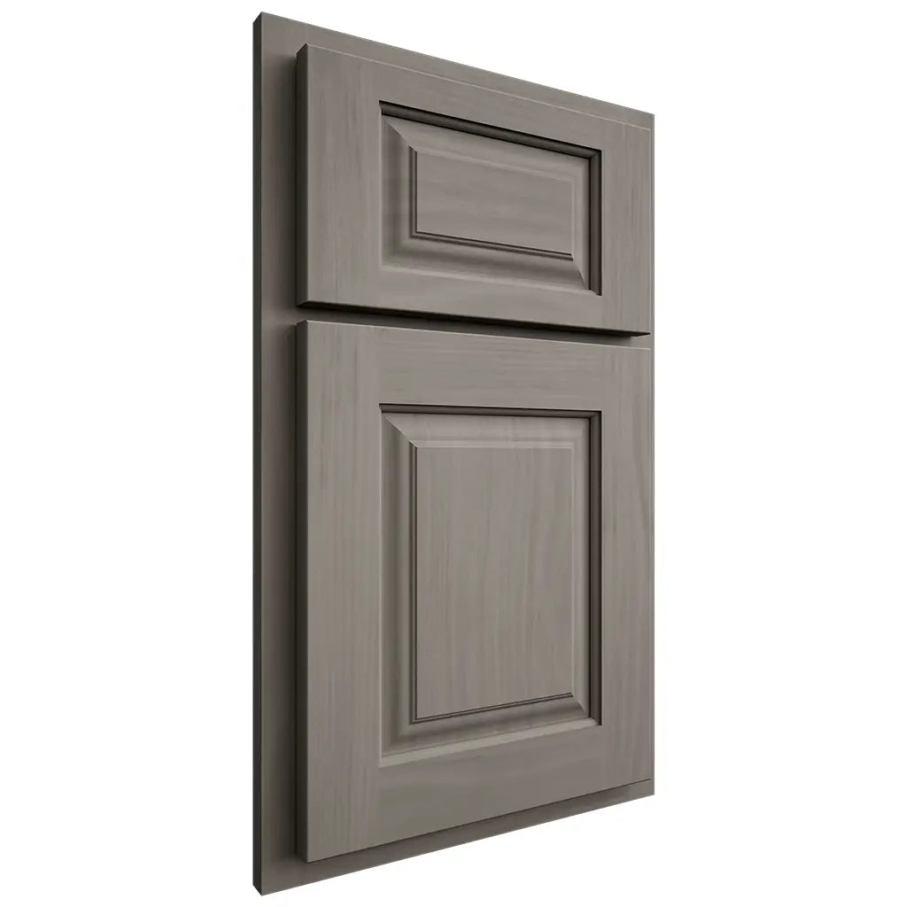 Shiloh Cabinetry Partial Overlay Oxford Cherry Plain Cut Thyme Door