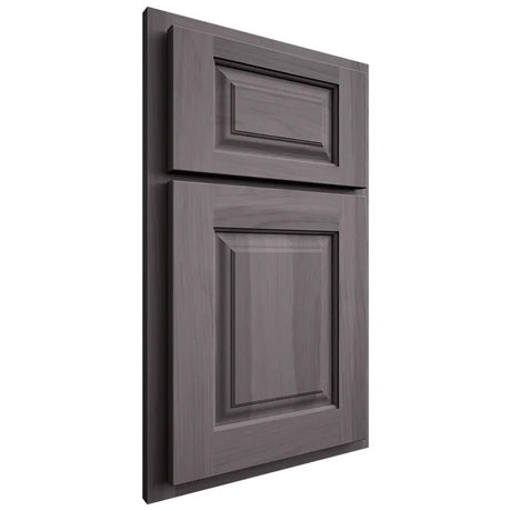 Shiloh Cabinetry Partial Overlay Oxford Hickory Plain Cut Cadet Door