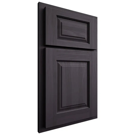 Shiloh Cabinetry Partial Overlay Oxford Hickory Plain Cut Harbor Door