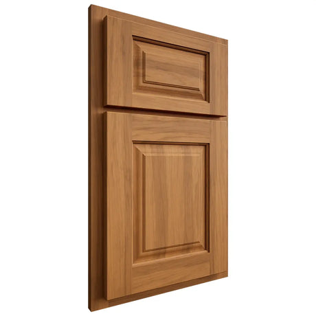 Shiloh Cabinetry Partial Overlay Oxford Hickory Plain Cut Medium Door