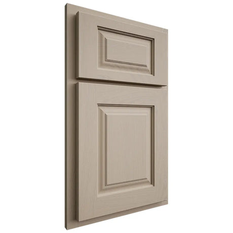 Shiloh Cabinetry Partial Overlay Oxford Maple Plain Cut Pebble Door