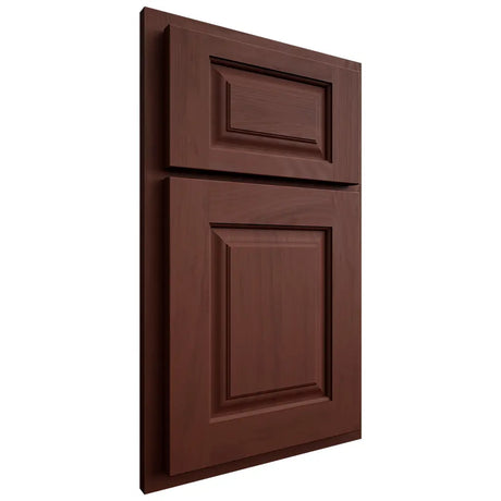 Shiloh Cabinetry Partial Overlay Oxford Maple Plain Cut Sable Door