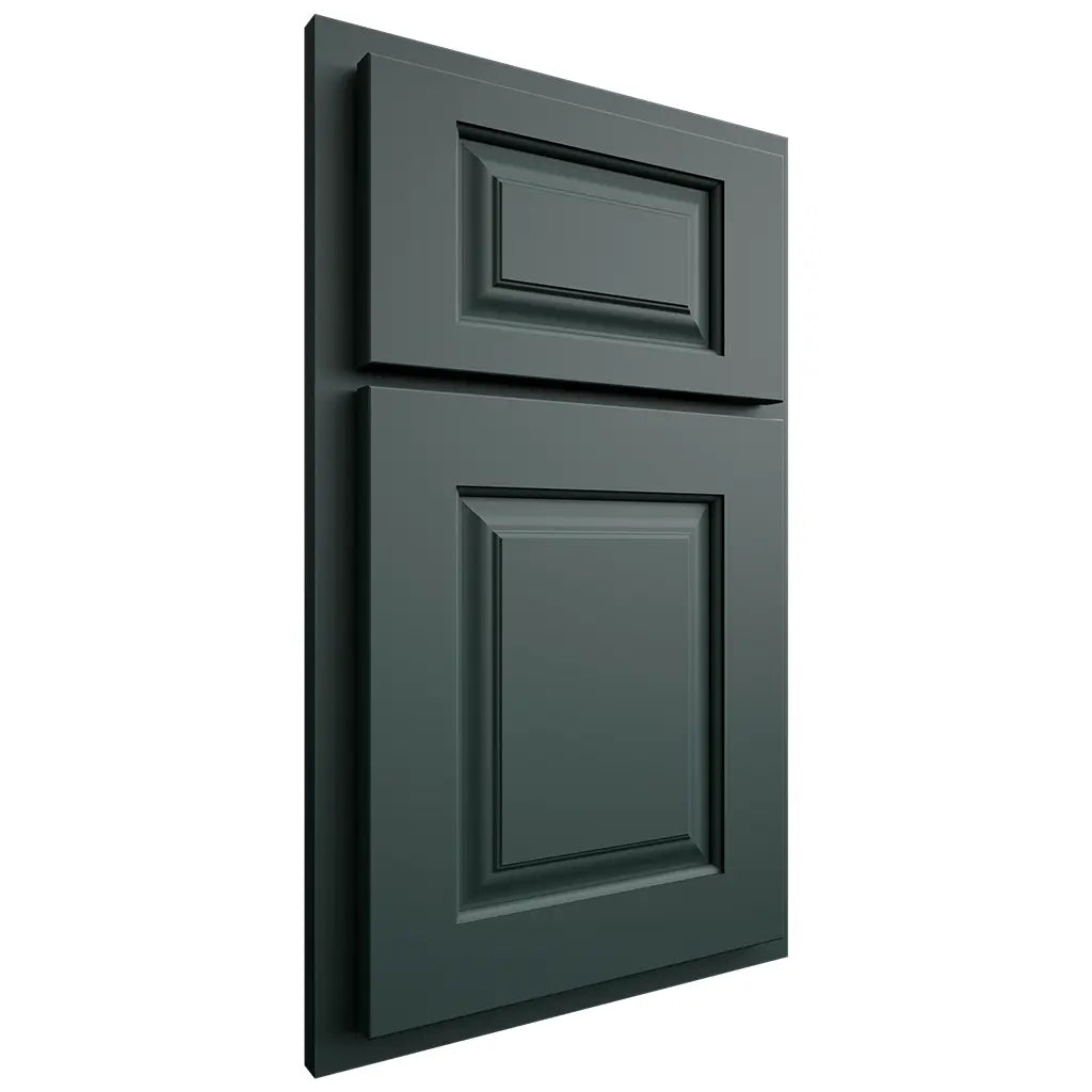 Shiloh Cabinetry Partial Overlay Oxford Paintable Billiard Green Door