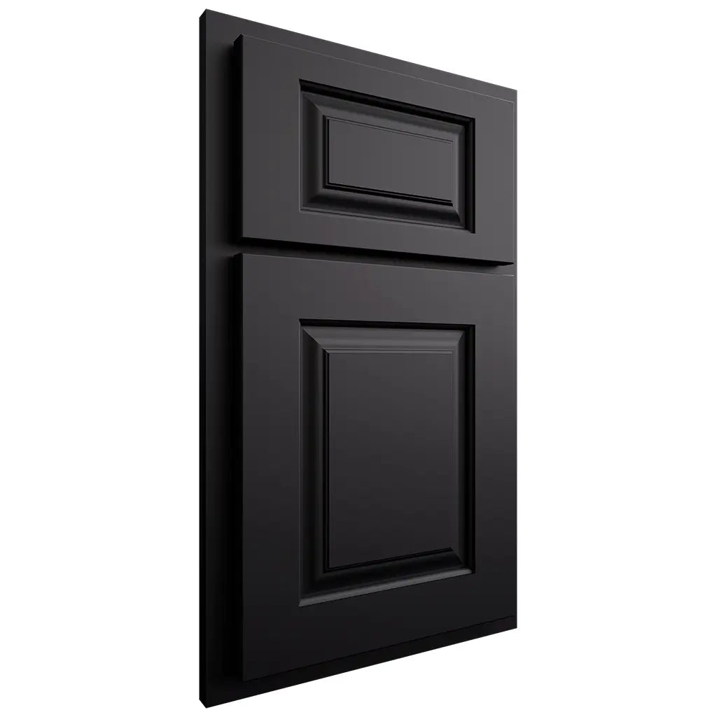 Shiloh Cabinetry Partial Overlay Oxford Paintable Black Door
