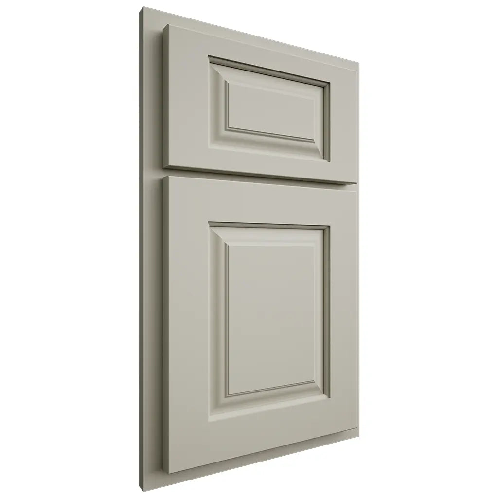 Shiloh Cabinetry Partial Overlay Oxford Paintable Clary Sage Door
