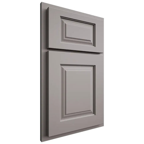 Shiloh Cabinetry Partial Overlay Oxford Paintable Dovetail Gray Door