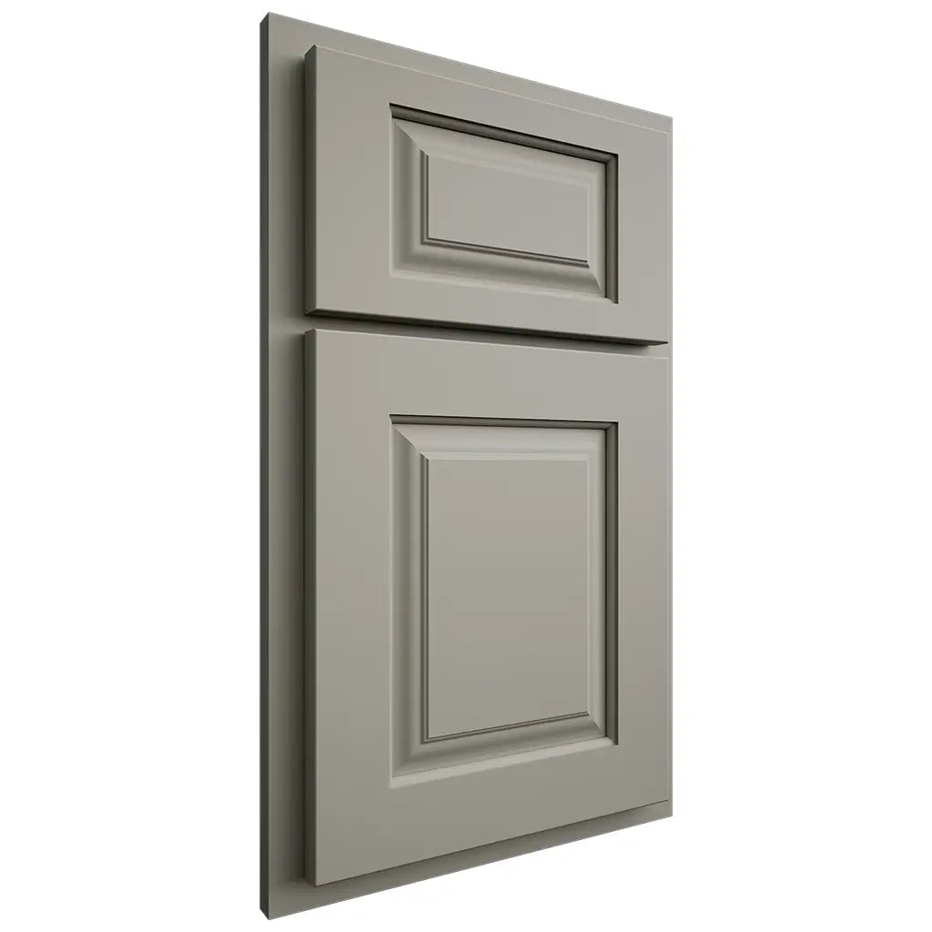Shiloh Cabinetry Partial Overlay Oxford Paintable Evergreen Fog Door