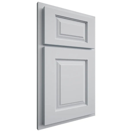 Shiloh Cabinetry Partial Overlay Oxford Paintable Niebla Azul Door