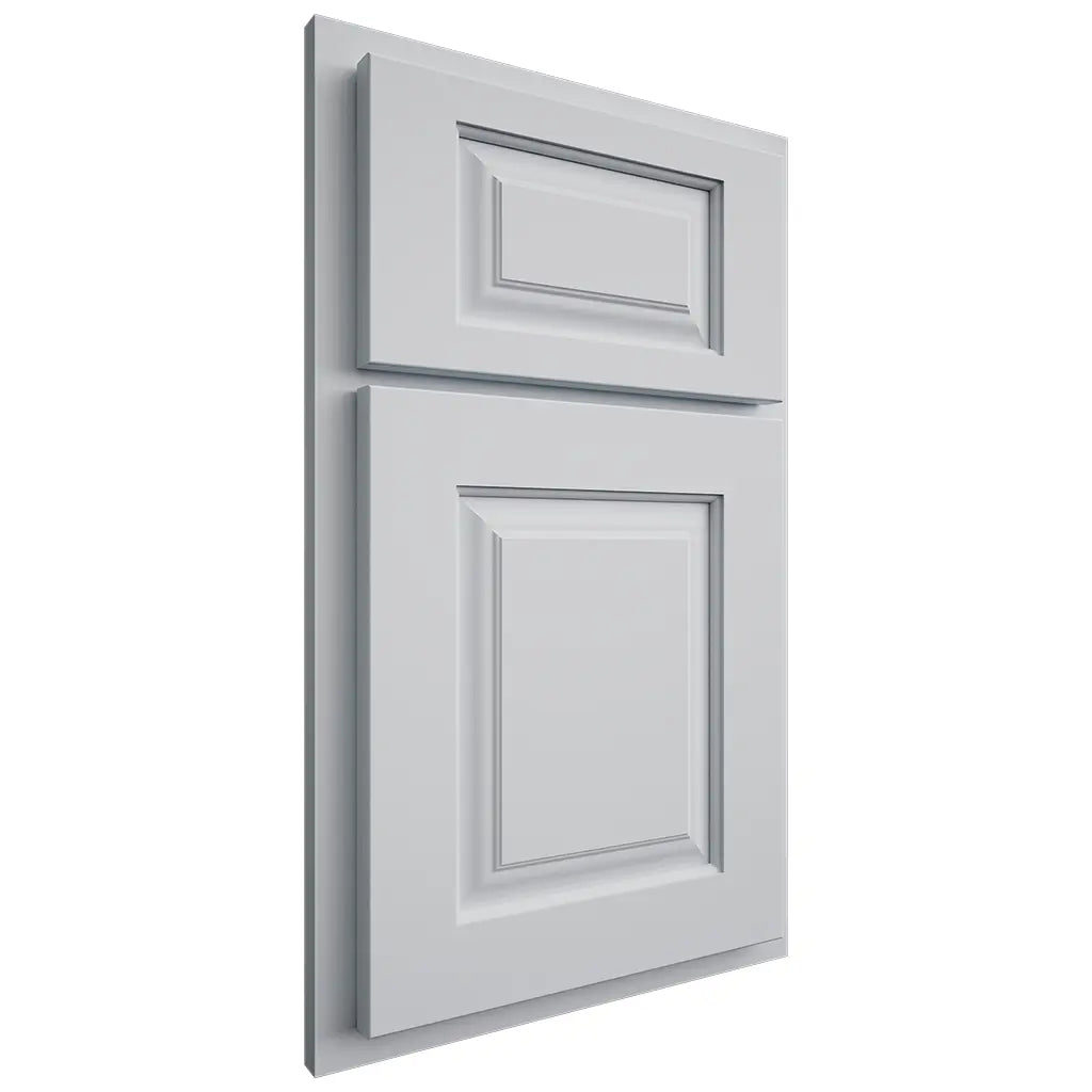 Shiloh Cabinetry Partial Overlay Oxford Paintable Niebla Azul Door