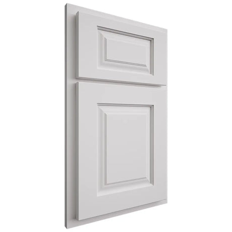Shiloh Cabinetry Partial Overlay Oxford Paintable Polar Door