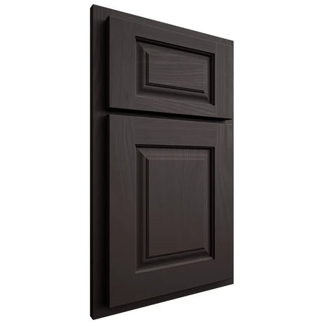 Shiloh Cabinetry Partial Overlay Oxford Poplar Plain Cut Carbon Door