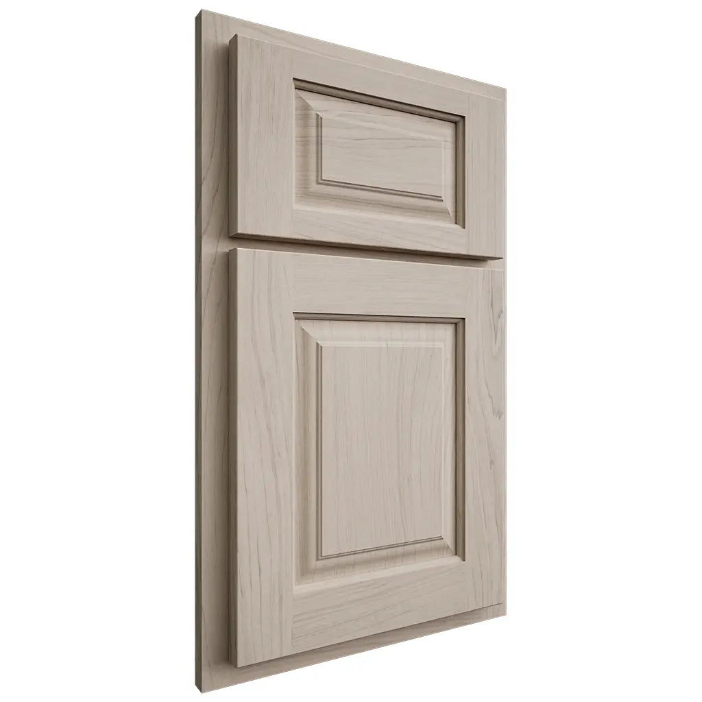 Shiloh Cabinetry Partial Overlay Oxford Poplar Plain Cut Seagull Door