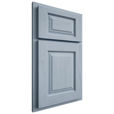 Shiloh Cabinetry Partial Overlay Oxford Poplar Plain Cut Sky Door