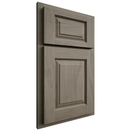 Shiloh Cabinetry Partial Overlay Oxford Poplar Plain Cut Sterling Door