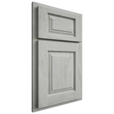 Shiloh Cabinetry Partial Overlay Oxford Poplar Plain Cut Stratus Door