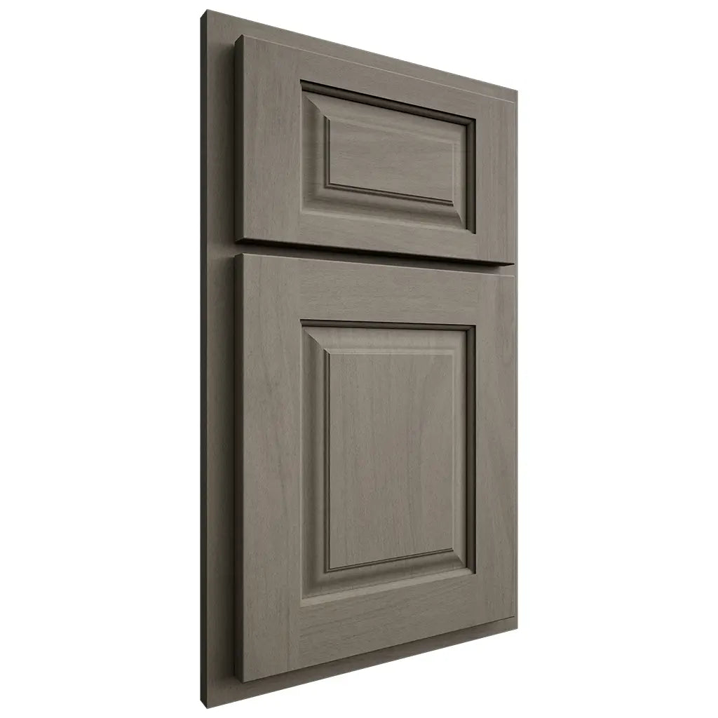 Shiloh Cabinetry Partial Overlay Oxford Poplar Plain Cut Thyme Door