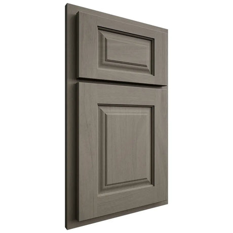 Shiloh Cabinetry Partial Overlay Oxford Poplar Plain Cut Thyme Door