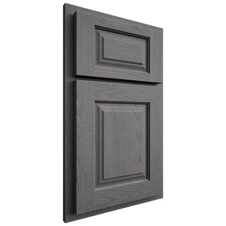 Shiloh Cabinetry Partial Overlay Oxford Red Oak Plain Cut Cadet Door