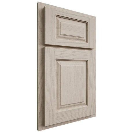Shiloh Cabinetry Partial Overlay Oxford Walnut Plain Cut Seagull Door