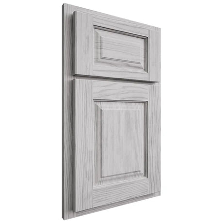 Shiloh Cabinetry Partial Overlay Oxford Walnut Plain Cut Stratus Door