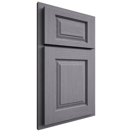 Shiloh Cabinetry Partial Overlay Oxford White Oak Plain Cut Cadet Door