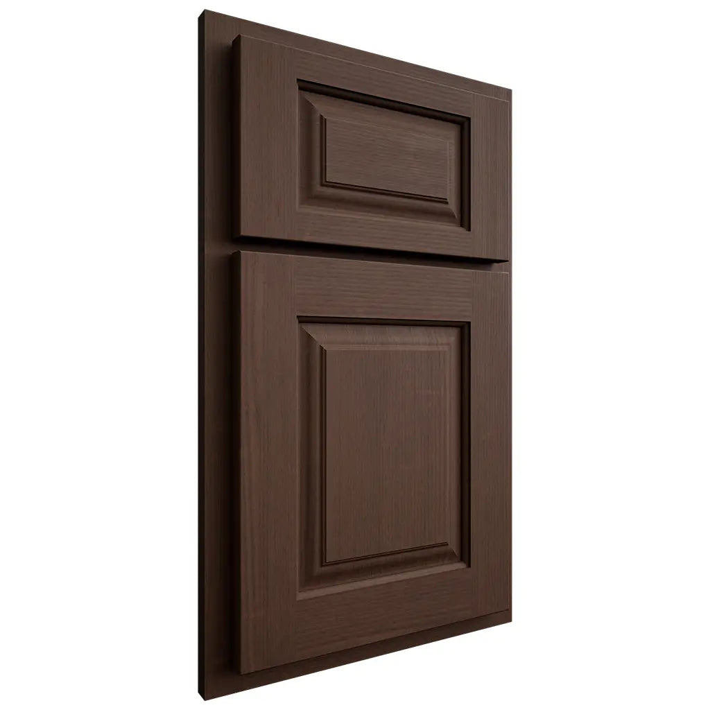 Shiloh Cabinetry Partial Overlay Oxford White Oak Quarter Sawn Braun Door