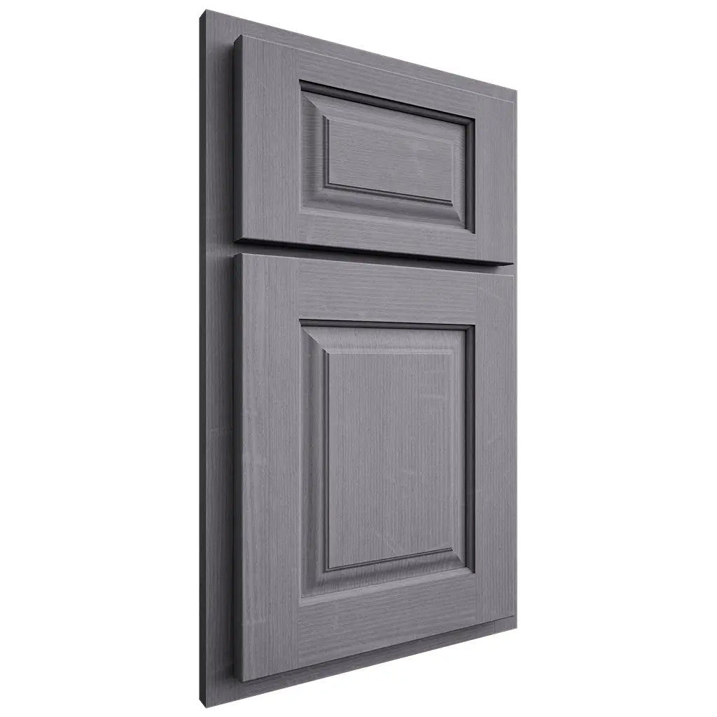 Shiloh Cabinetry Partial Overlay Oxford White Oak Quarter Sawn Cadet Door