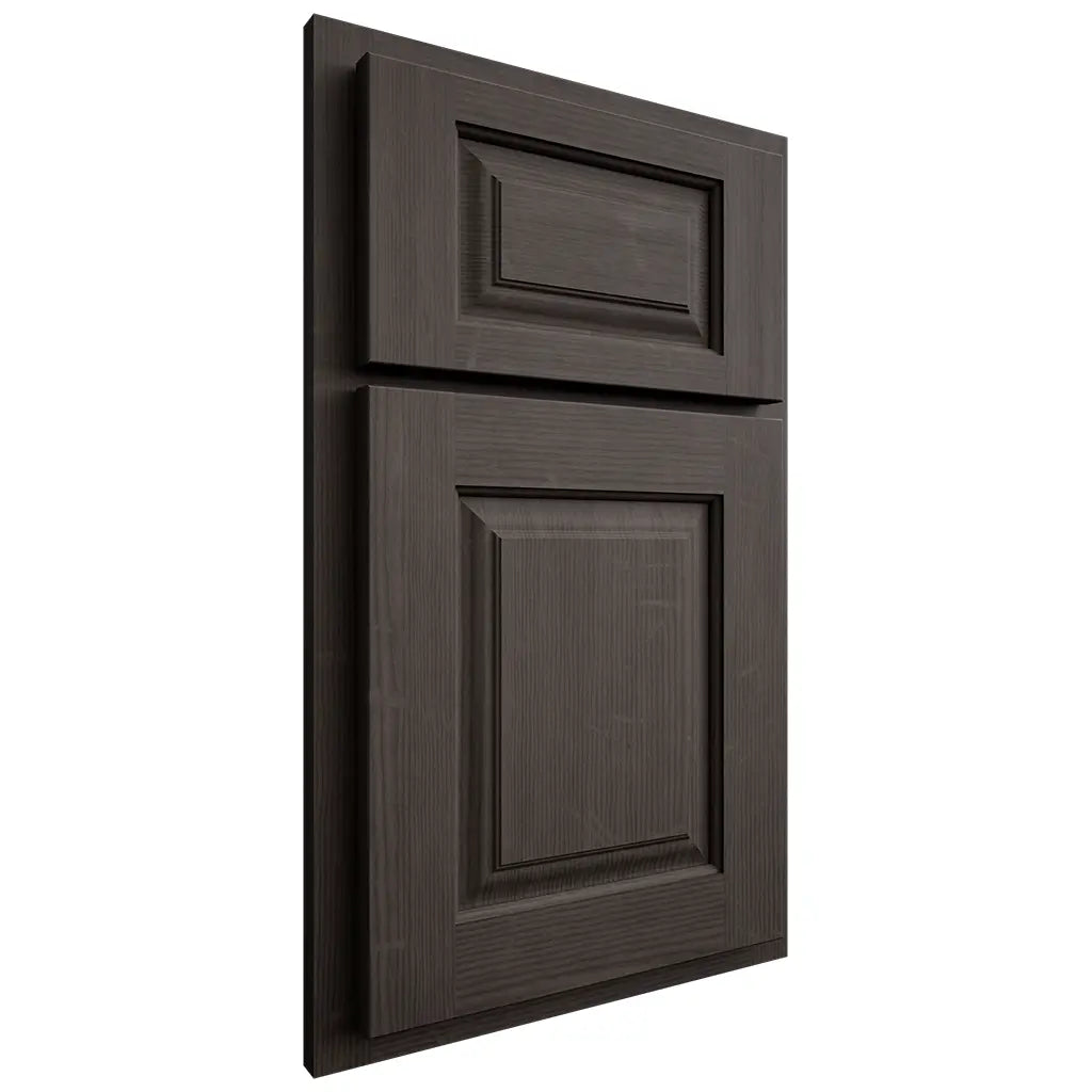 Shiloh Cabinetry Partial Overlay Oxford White Oak Quarter Sawn Creekside Door