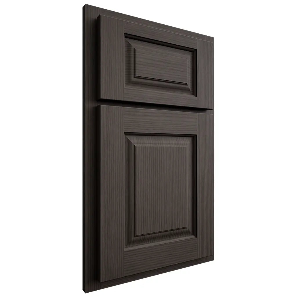Shiloh Cabinetry Partial Overlay Oxford White Oak Rift Cut Creekside Door
