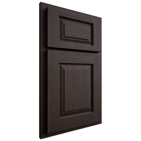 Shiloh Cabinetry Partial Overlay Oxford White Oak Rift Cut Morel Door