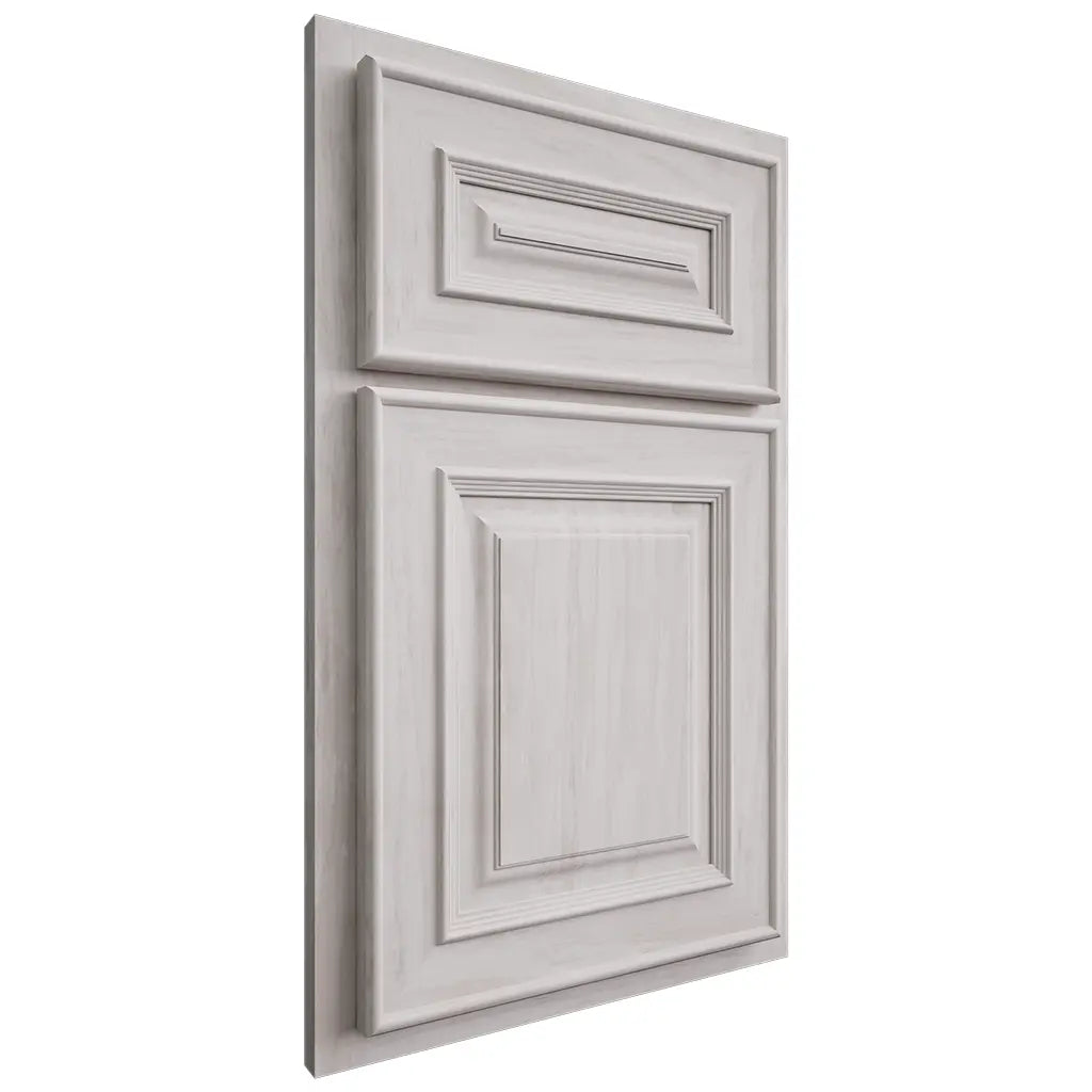 Shiloh Cabinetry Partial Overlay Portland Alder Plain Cut Cotton Door
