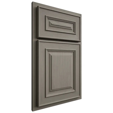 Shiloh Cabinetry Partial Overlay Portland Alder Plain Cut Thyme Door