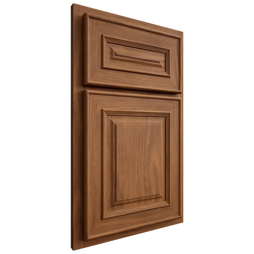 Shiloh Cabinetry Partial Overlay Portland Cherry Plain Cut Coffee Door