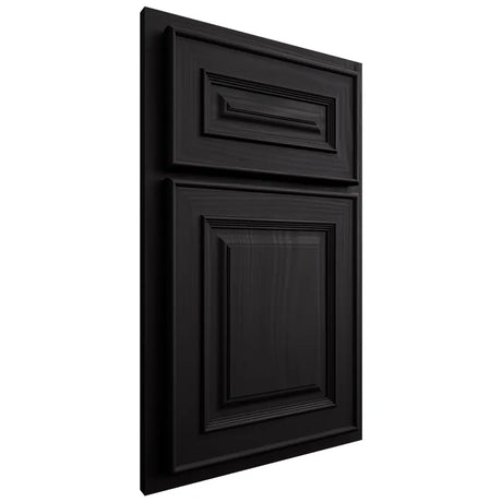 Shiloh Cabinetry Partial Overlay Portland Cherry Plain Cut Espresso Door