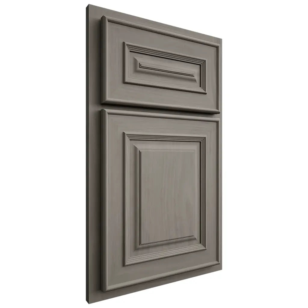 Shiloh Cabinetry Partial Overlay Portland Cherry Plain Cut Thyme Door