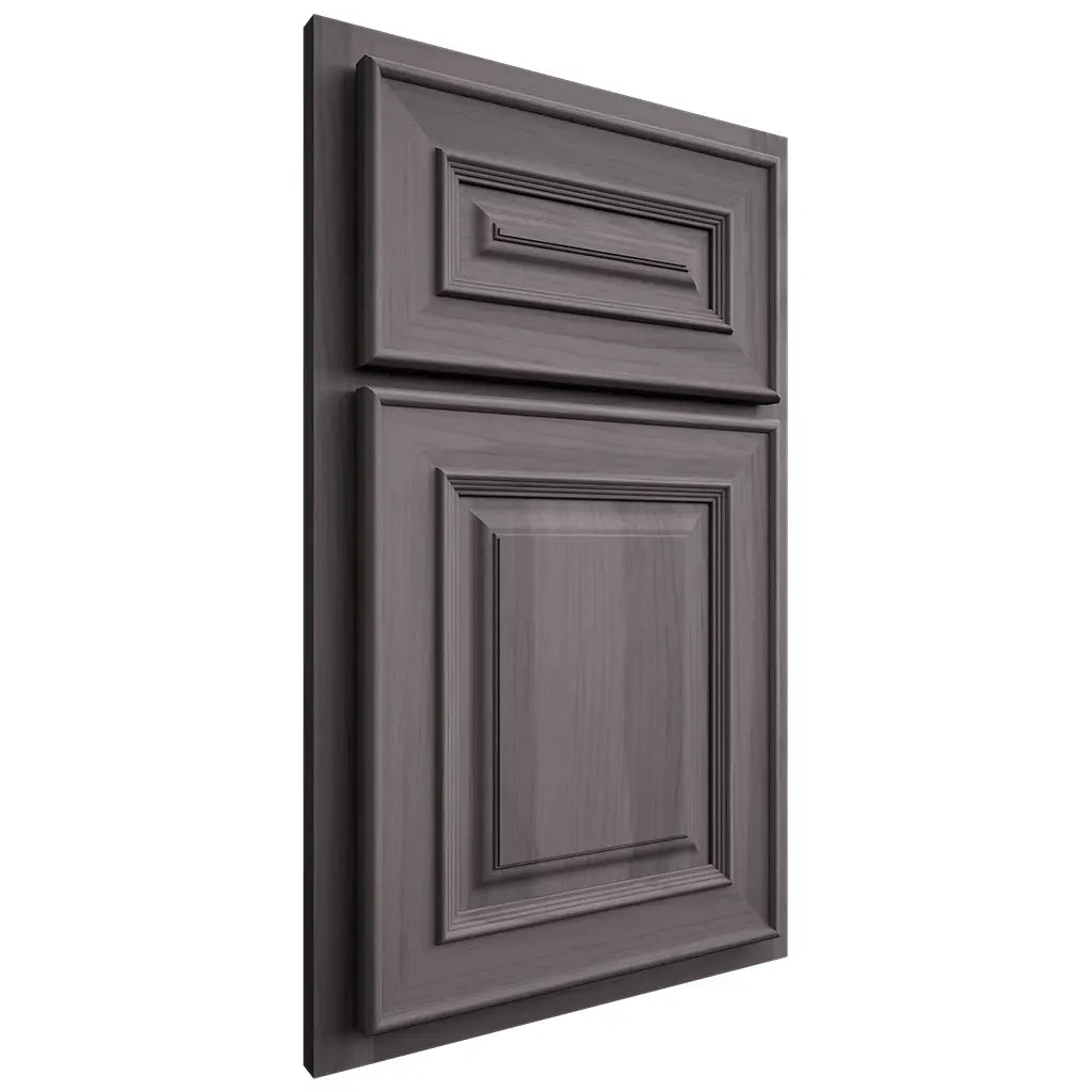 Shiloh Cabinetry Partial Overlay Portland Hickory Plain Cut Cadet Door